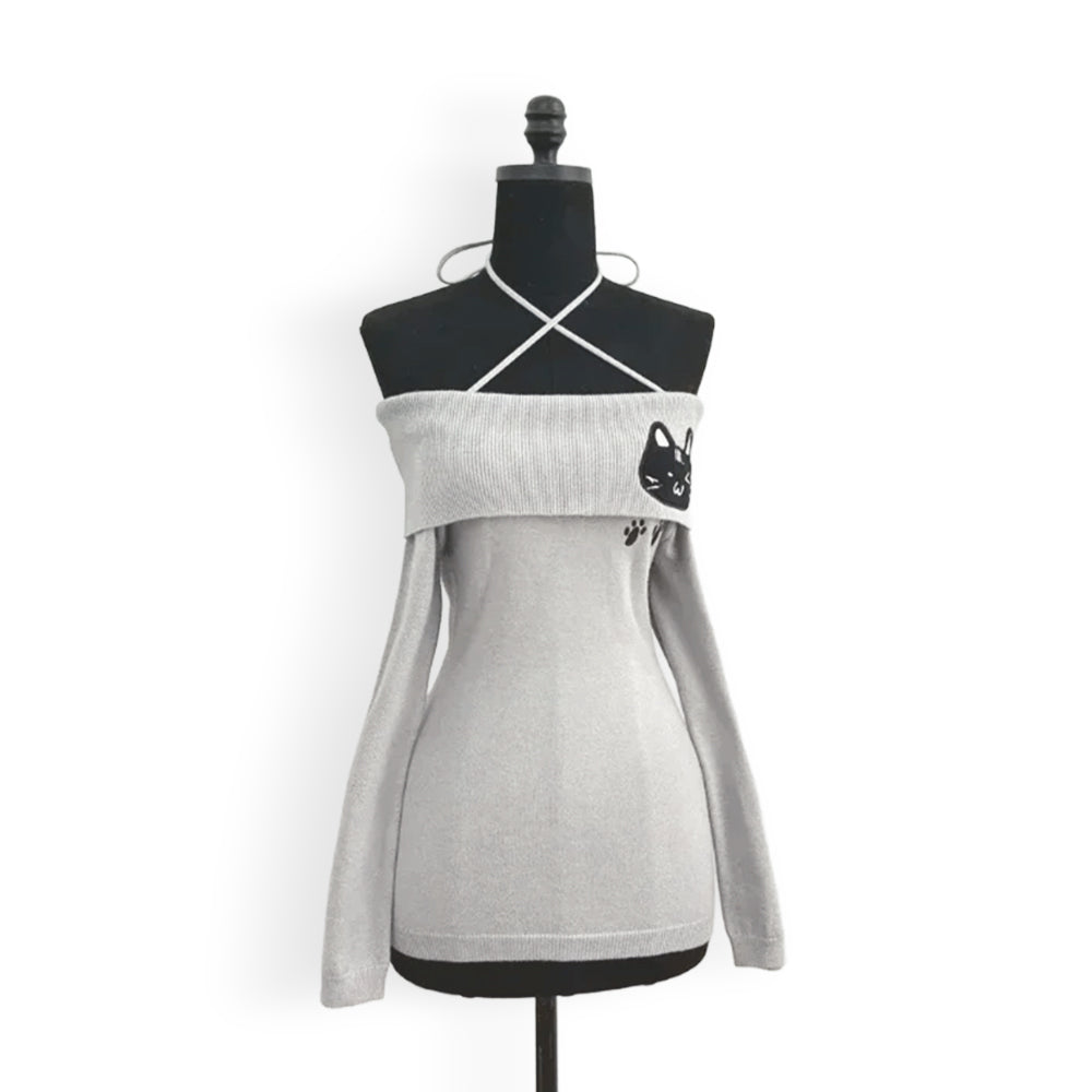 Set Elegant Bluză + Fustă Mini, Stil Coreean